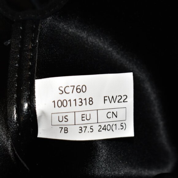 $1200 Stuart Weitzman Bedfordland SUEDE OVER THE KNEE LUG BLACK 7 B (PB24) - Picture 9 of 9